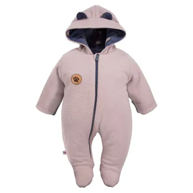 Kombinezon przejściowy dziecięcy z kapturem, beżowy, Eevi