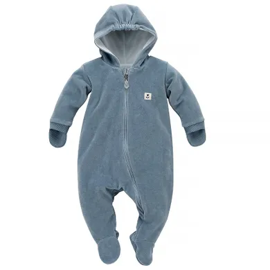 Kombinezon przejściowy dziewczęcy z kapturem, niebieski, Pinokio