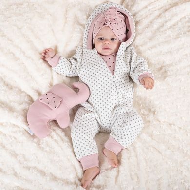 Kombinezon przejściowy dziewczęcy z kapturem, ocieplany, mix, Nicol