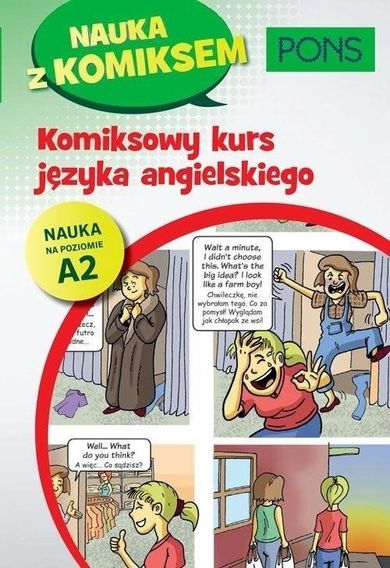 Komiksowy kurs języka angielskiego. Poziom A2