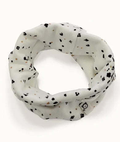 Komin dziewczęcy, prążkowany, ecru, Iltom