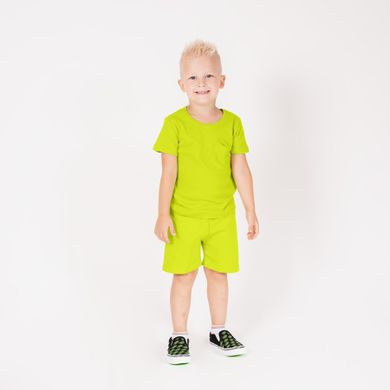 Komplet chłopięcy, Bluzka z krótkim rękawem, Szorty, zielony, Nicol