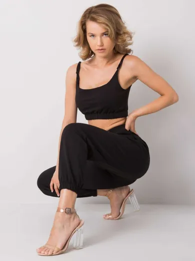 Komplet damski, czarny, Ex Moda