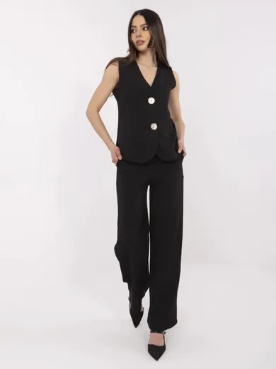 Komplet damski, czarny, Italy Moda