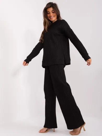 Komplet damski, czarny, Lakerta