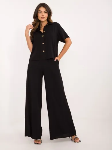 Komplet damski, czarny, Lakerta