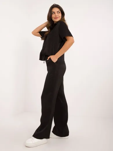 Komplet damski, czarny, Lakerta