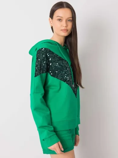 Komplet damski, zielony, Fancy
