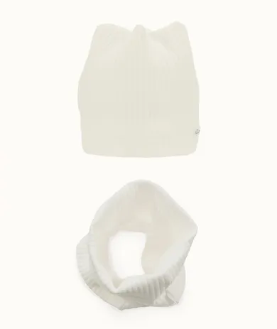 Komplet dziecięcy, Czapka, Komin, ecru, Iltom