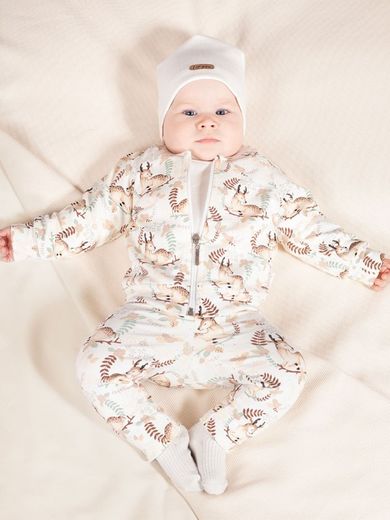 Komplet dziewczęcy 4-częściowy, ecru, Nicol