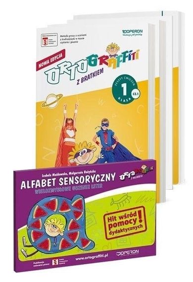Komplet pomocy dydaktycznych dla 1 klasy szkoły podstawowej