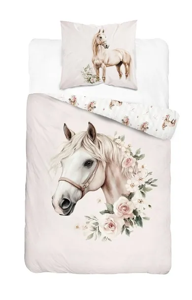 Koń, 2-częściowy komplet pościeli, 160-200 cm