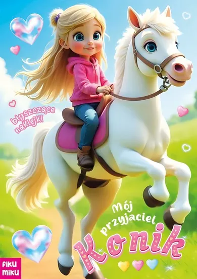 Konik z dziewczynką. Wykrojnik