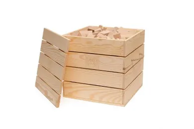 Kooglo, Giga Natural, drewniane klocki magnetyczne, 300 elementów