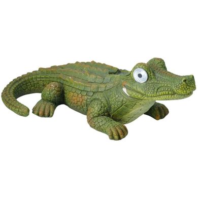 Koopman, Krokodyl, dekoracja ogrodowa, solarna, 17,5-32-52 cm