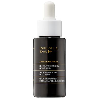 Korres, Black Pine 3D Sculpting Firming&Lifting Serum, przeciwzmarszczkowe serum do twarzy, 30 ml