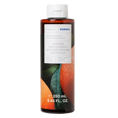 Korres, Grapefruit Sunrise Renewing Body Cleanser, rewitalizujący, żel do mycia ciała, 250 ml