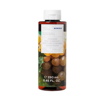 Korres, Santorini Grape Renewing Body Cleanser, rewitalizujący żel do mycia ciała, 250 ml