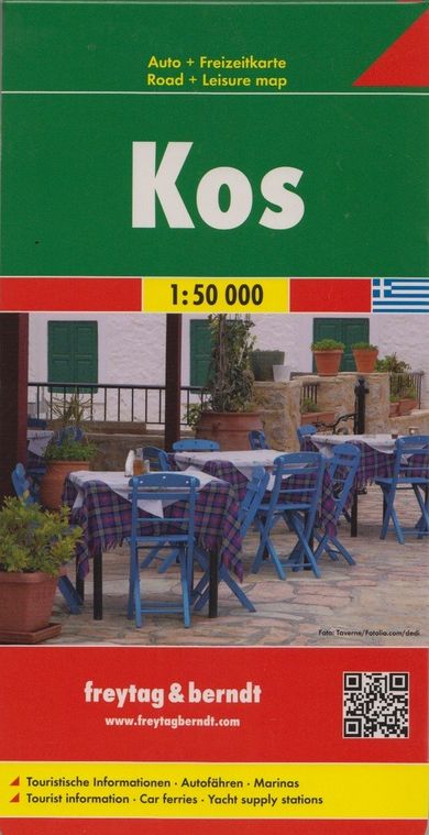 Kos. Mapa. Skala: 1:50 000