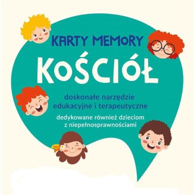 Kościół - karty memory dla dzieci młodszych z SPE