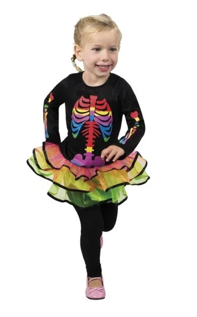 Kościotrup, sukienka, strój dla dzieci, 122/128