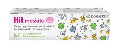 Kosmed, Moskito Kids, żel łagodzący po ukąszeniu owadów dla dzieci, 15 ml