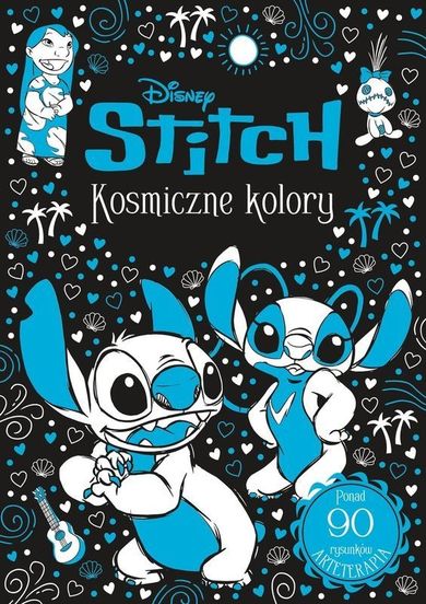 Kosmiczne kolory. Disney Stitch. Arteterapia