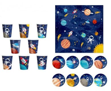 Kosmos, zestaw urodzinowy, 26 elementów