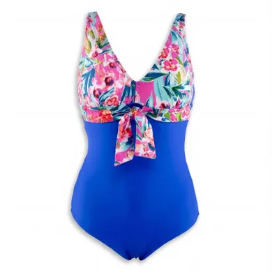Kostium kąpielowy damski jednoczęściowy, niebieski, Mariss