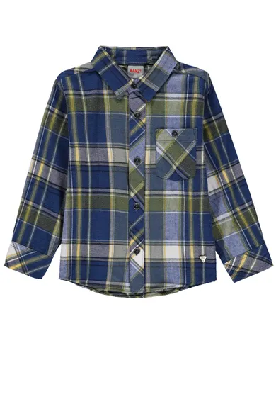 Koszula chłopięca z długim rękawem, mix, Kanz