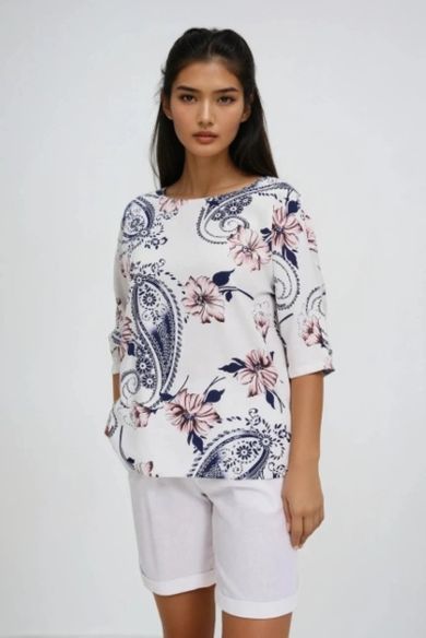 Koszula damska, biała, Moodo