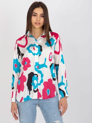 Koszula damska z długim rękawem, mix, Lakerta
