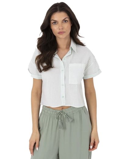 Koszula damska z krótkim rękawem, mix, Vinceotto