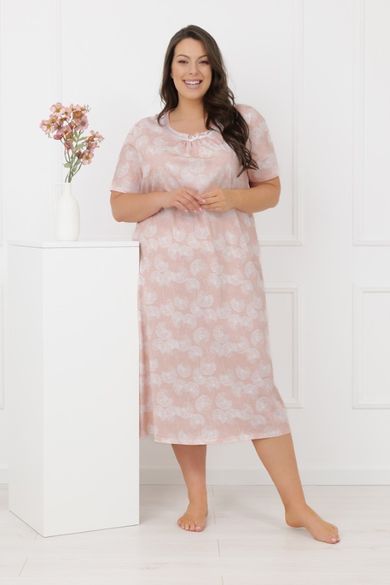 Koszula nocna damska, różowa, Ereni, Italian Fashion