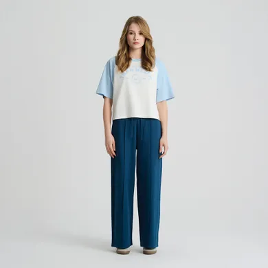 Koszulka crop top z nadrukiem NOWEAR