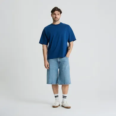 Koszulka oversize z bawełny czesanej NOWEAR