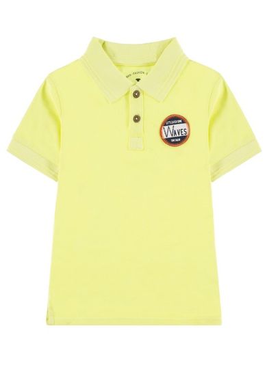 Koszulka polo chłopięca z krótkim rękawem, żółta, Tom Tailor