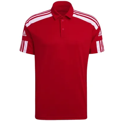 Koszulka polo męska z krótkim rękawem, czerwona, Adidas Polo Squadra 21