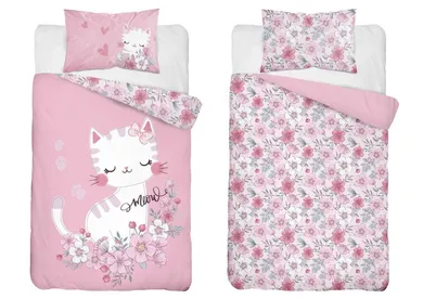 Kotek, 2-częściowy komplet pościeli, 100-135 cm
