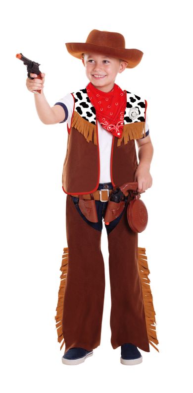 Kowboj, strój karnawałowy dla dzieci, rozmiar 94-110 cm