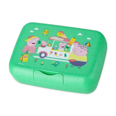Koziol, Świnka Peppa, lunchbox z małym pojemniczkiem, zielony