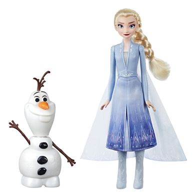 Kraina Lodu 2, Elsa i Olaf, zestaw interaktywny, lalka i figurka