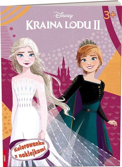 Kraina Lodu II. Kolorowanka z naklejkami
