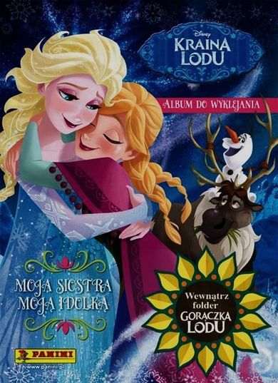 Kraina Lodu. Moja siostra moją idolką. Album do wyklejania
