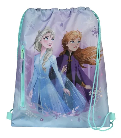 Kraina Lodu, worek sportowy, niebieski