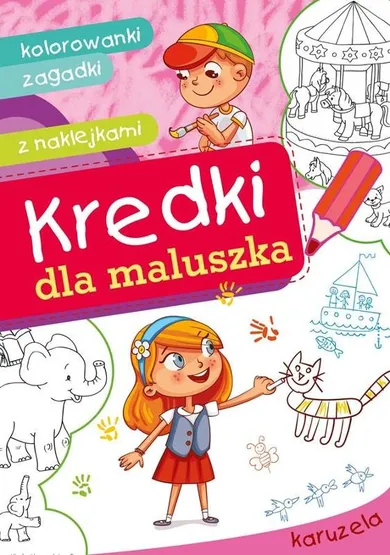 Kredki dla maluszka. Karuzela. Naklejki