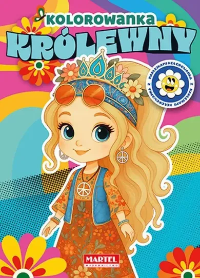 Królewny. Kolorowanka z naklejkami