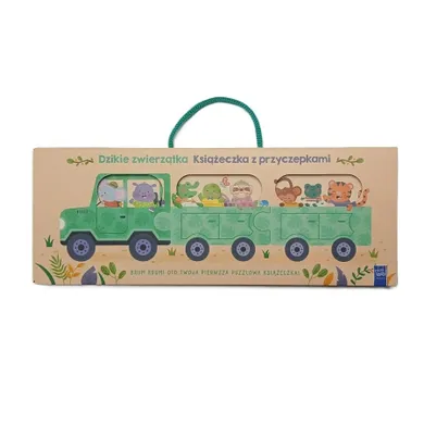 Książeczka z przyczepkami. Dzikie zwierzątka