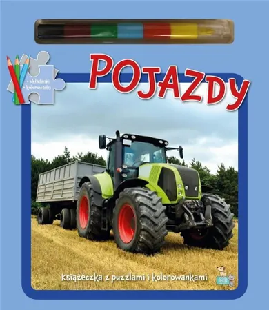 Książeczki z puzzlami. Pojazdy