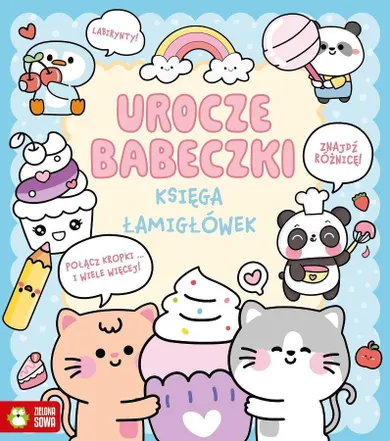 Księga łamigłówek. Urocze babeczki